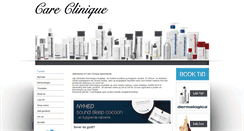 Desktop Screenshot of care-clinique.dk